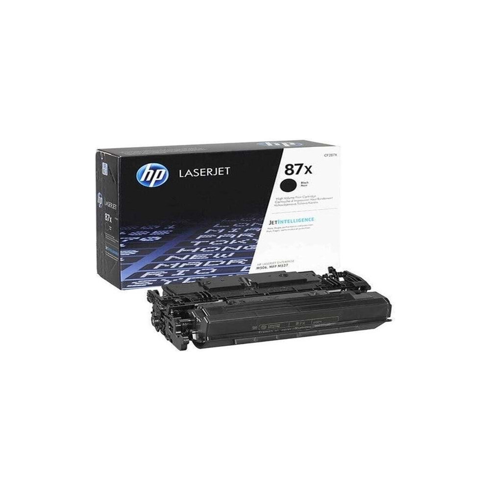HP CF287X No87X Yüksek Kapasite Siyah Lazer Toner
