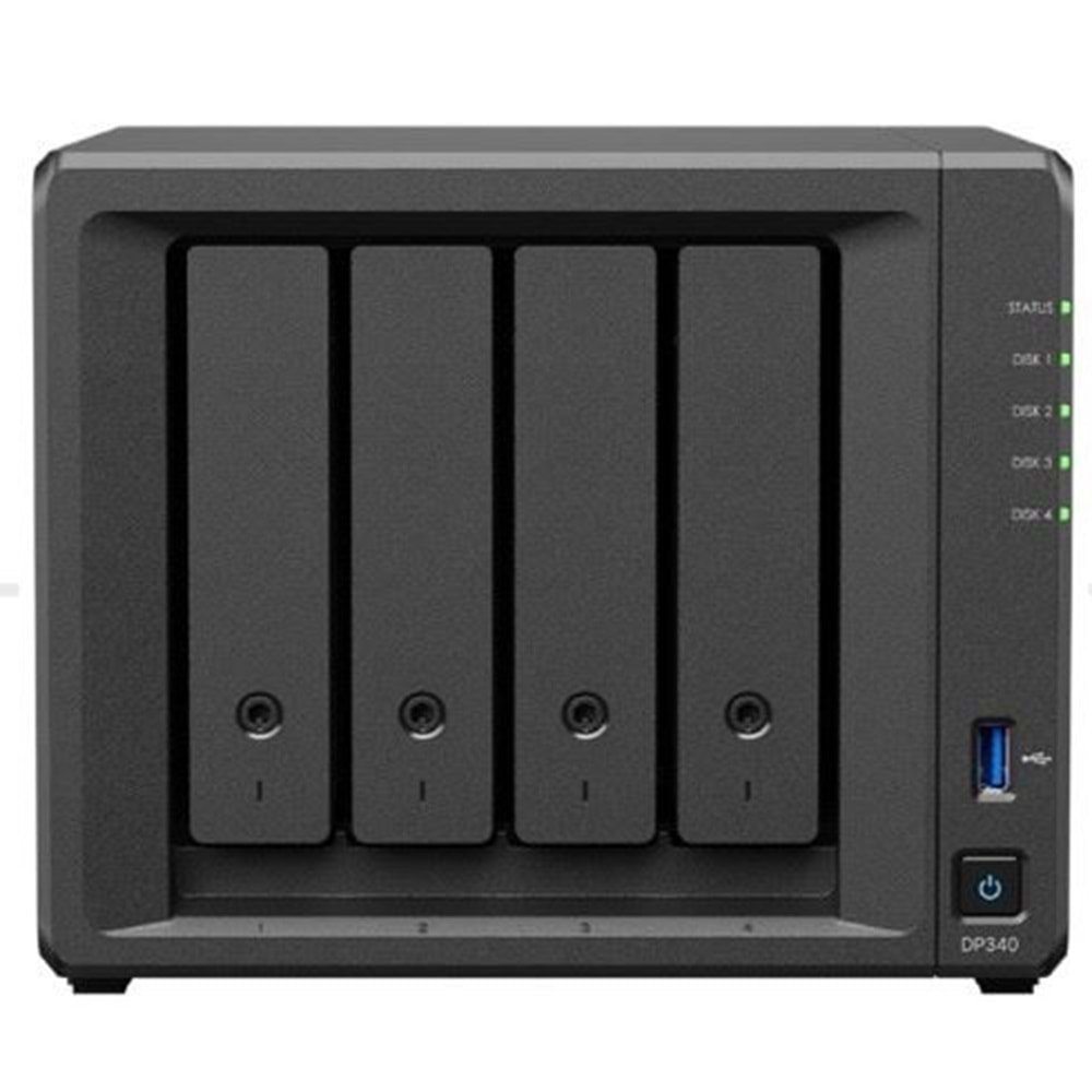 Synology DP340 DP340 AMD R1600 2cores 16GB Memory 4x8TB HDD 2x400G SSD
