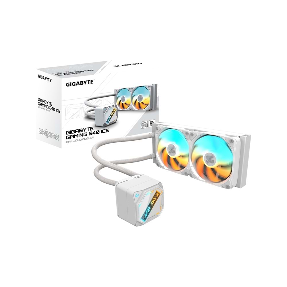 Gigabyte Gigabyte-GME-240 GME 240 240mm 2x120mm ARGB Sıvı Soğutma CPU Cooler