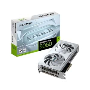 Gigabyte GVN5060EAGOCICE8GD VGA RTX5060 EAGLE OC ICE 8GB 128B GDDR7 DP-HDMI EKRAN KARTI
