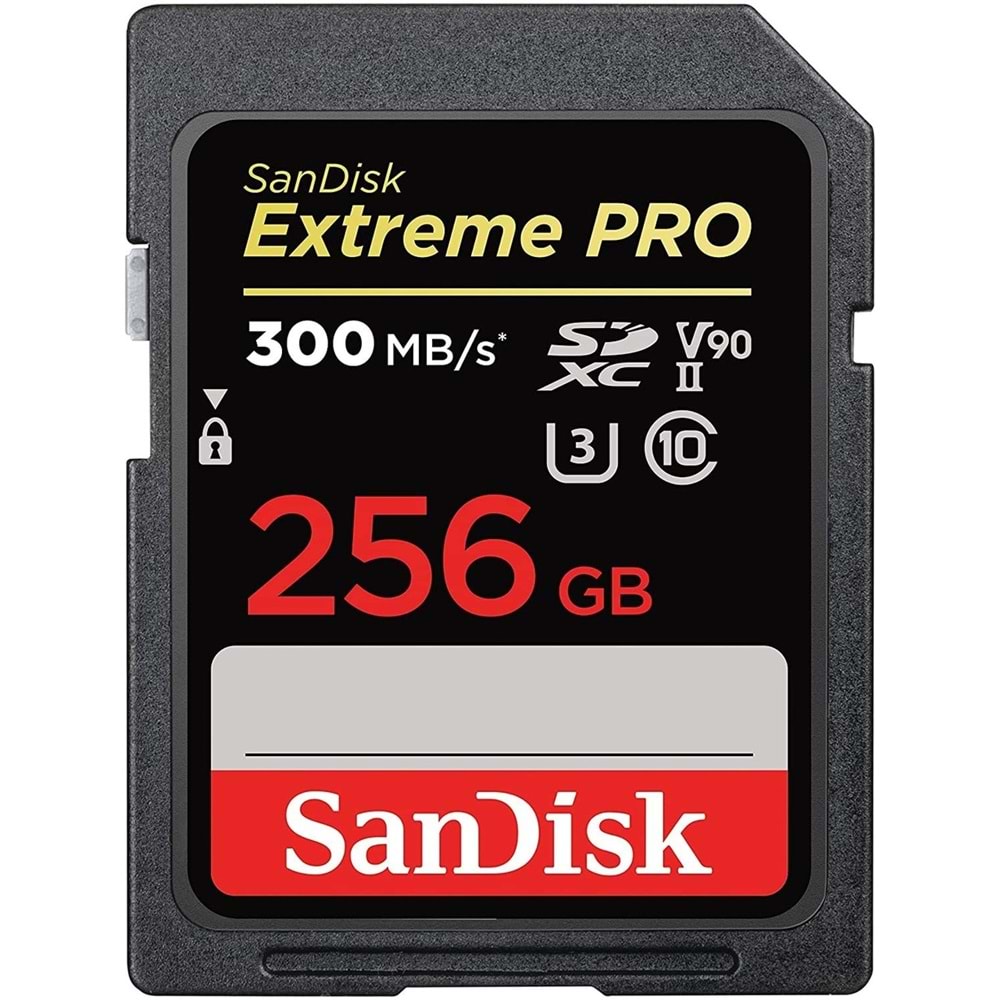 Sandisk SDSDXDM-256G-GN4IN 256GB Extreme Pro SDXC UHS-II V90 300MB/s SD Card