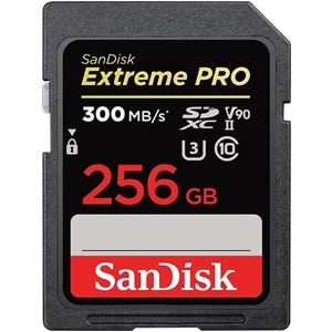 Sandisk SDSDXDM-256G-GN4IN 256GB Extreme Pro SDXC UHS-II V90 300MB/s SD Card
