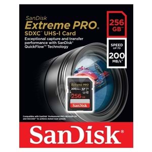 Sandisk SDSDXXD-256G-GN4IN 256GB Extreme PRO SDCX UHS-I 200MB/s SD Card