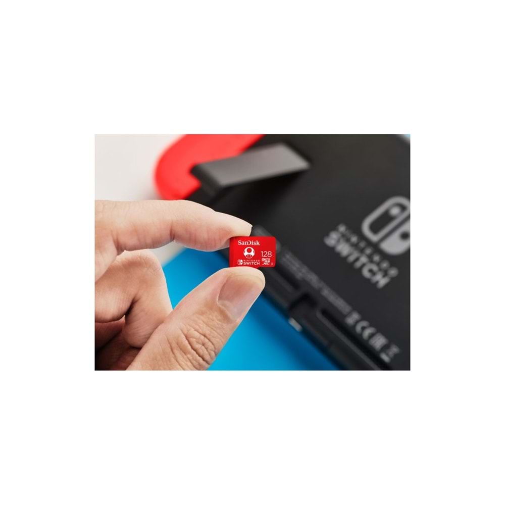Sandisk SDSQXAO-128G-GN3ZN 128GB Nintendo Mario SDXC 100MB/s MicroSD Card