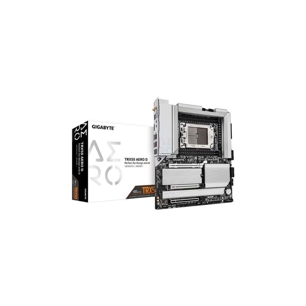 Gigabyte TRX50-AERO-D TRX50-AERO-D 8000MHz OC DDR5 sTR5 M.2 HDMI DisplayPort ATX Anakart