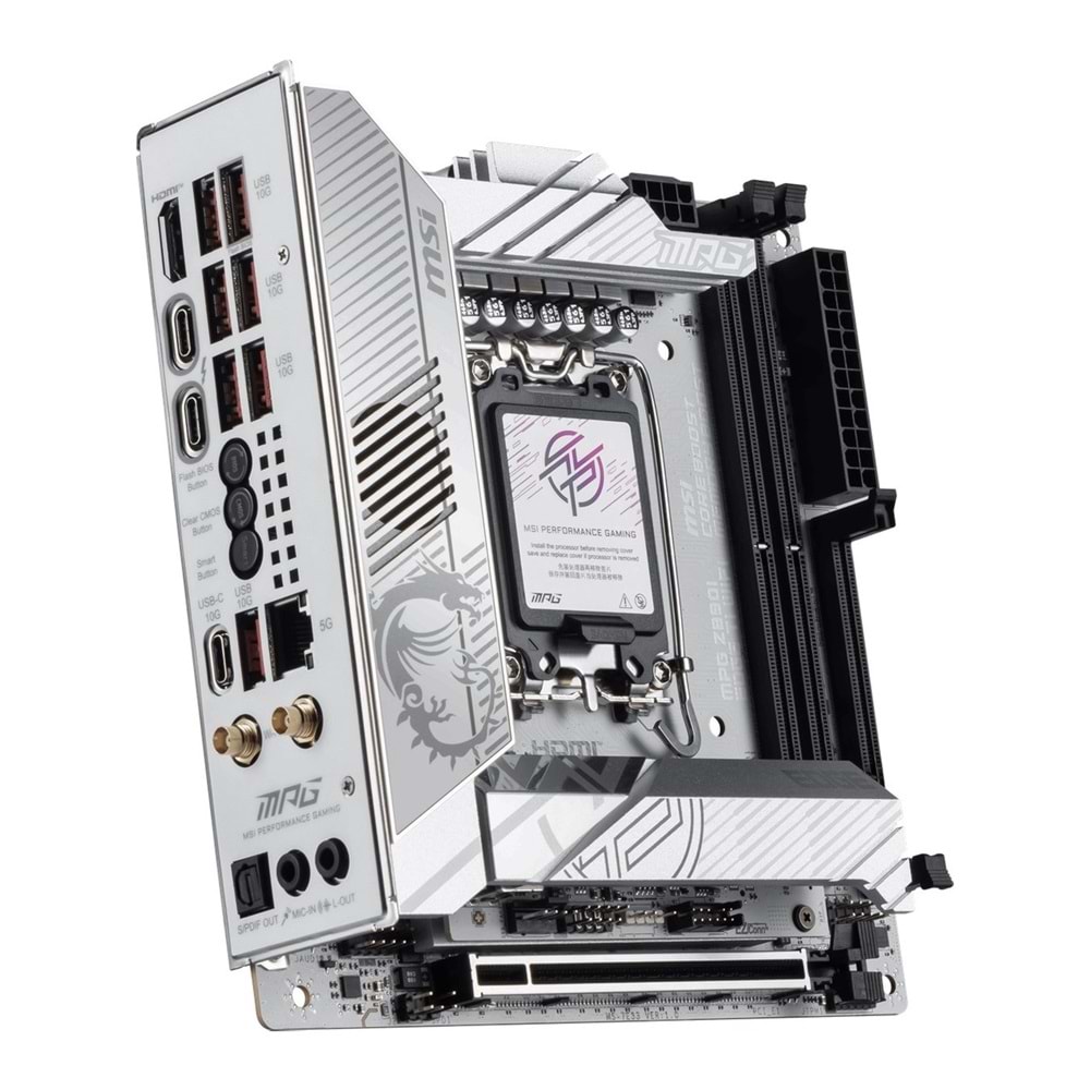 MSI MPG Z890I EDGE TI WIFI SOKET 1851 DDR5 8600MHZ