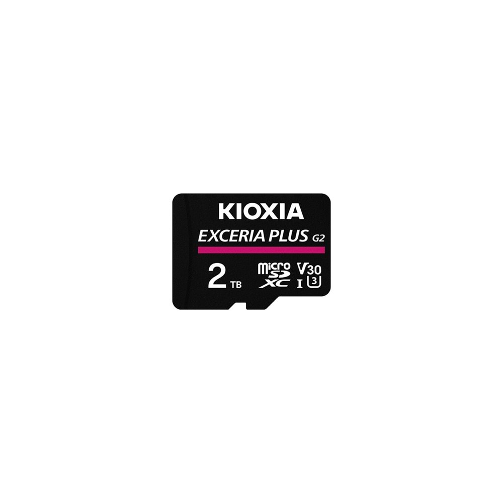 KIOXIA 2TB EXCERIA PLUS G2 MICRO SDXC 4K 100MB/s LMPL2M002TG2