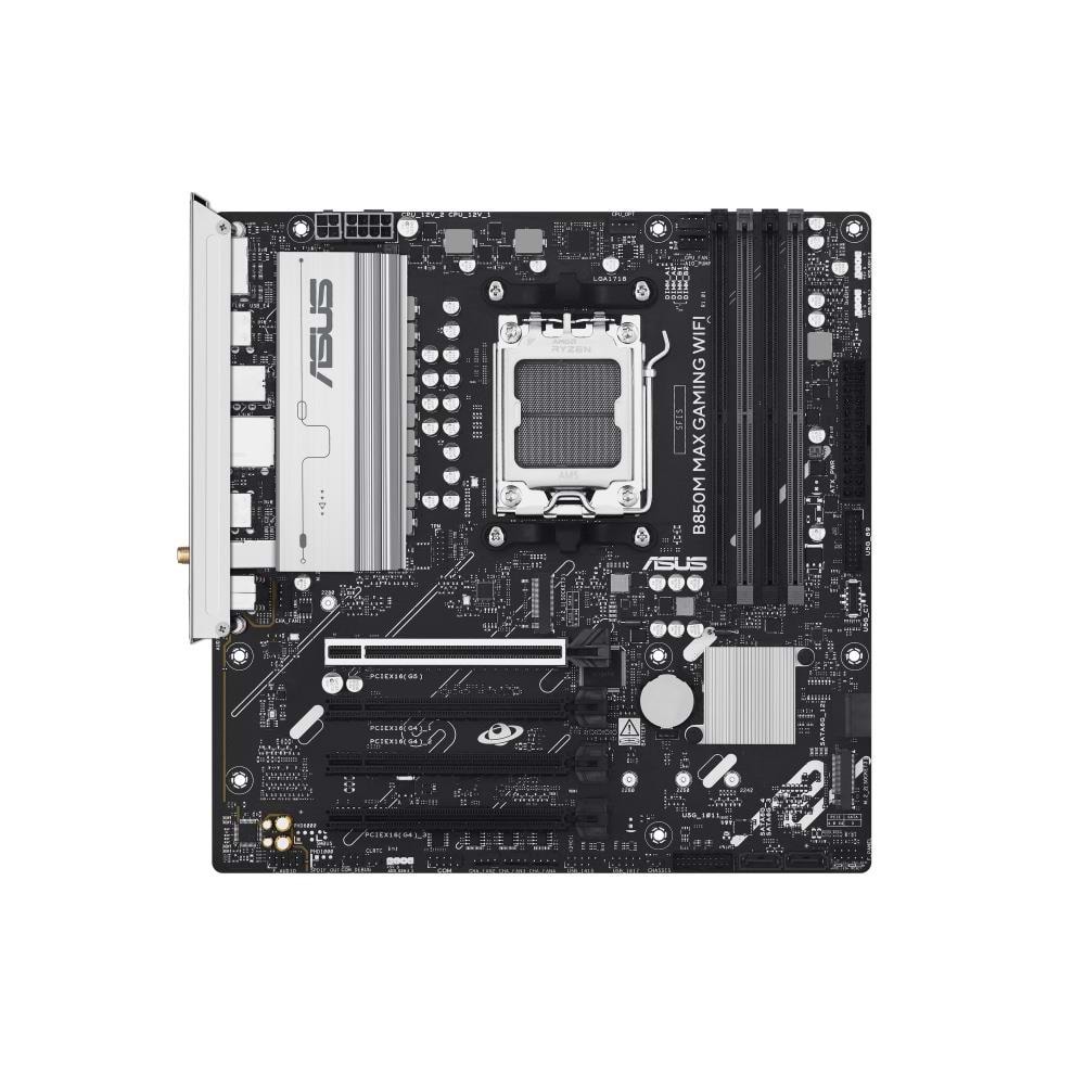 Asus B850M MAX Gaming WIFI AM5 DDR5 8000MHZ(OC) mATX HDMI ANAKART