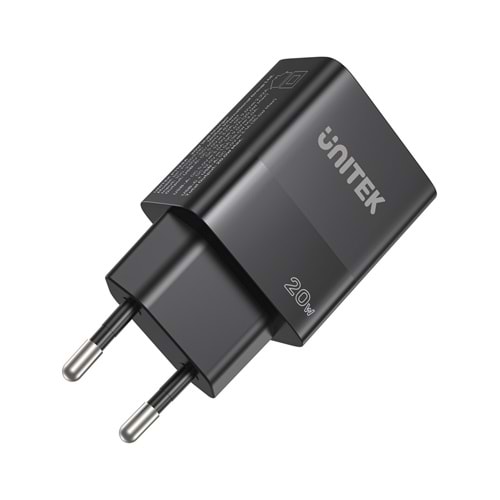 Unitek 20W Hızlı Şarj Adaptörü 1*USB-C (P1124ABK-EU)