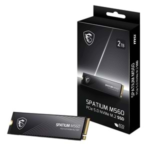 MSI SPATIUM 2TB M560 PCIE 5.0 NVME M2 10300/8700MB/s