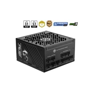 MSI MPG A1000GS PCIE5 1000W 80+ GOLD FULL MODULER