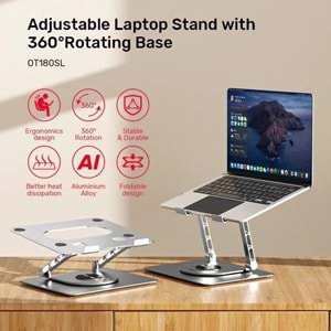 Unitek 360D METAL 10-16” Notebook STAND (OT180SL)