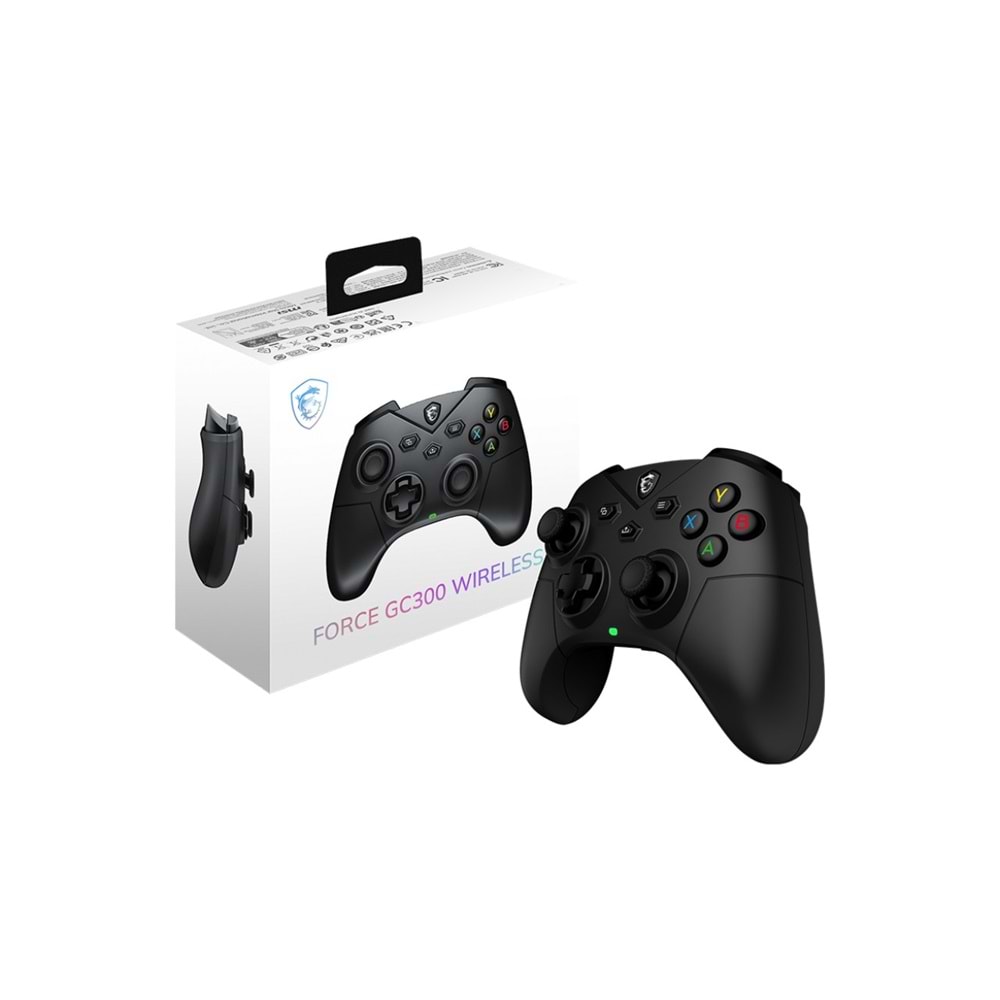 MSI GEFORCE GC300 W Kablosuz Siyah Gamepad