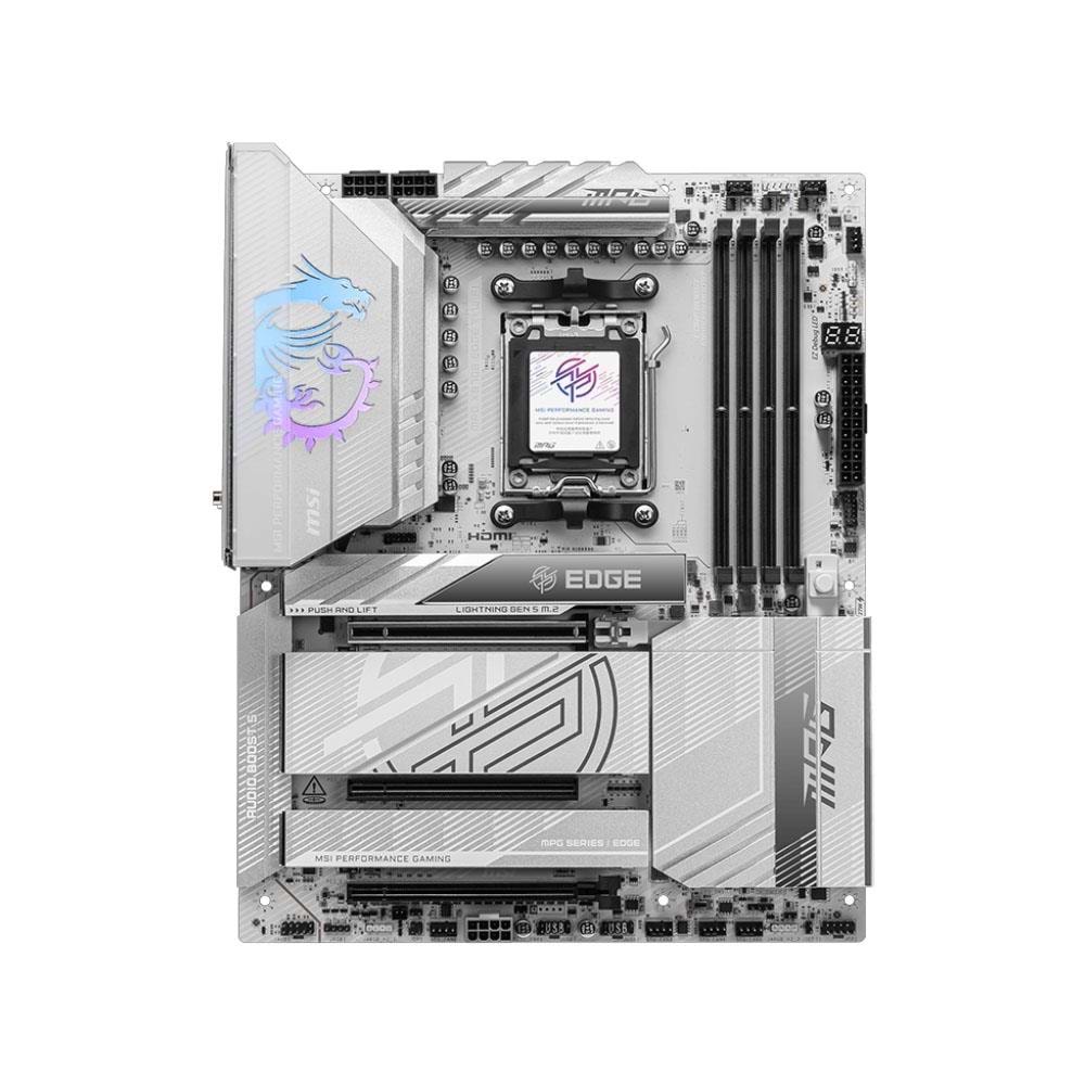 MSI MPG X870E EDGE TI WIFI AM5 DDR5 8400MHZ(OC) USB4 4x M.2 HDMI 5G LAN WIFI 7 RGB ATX