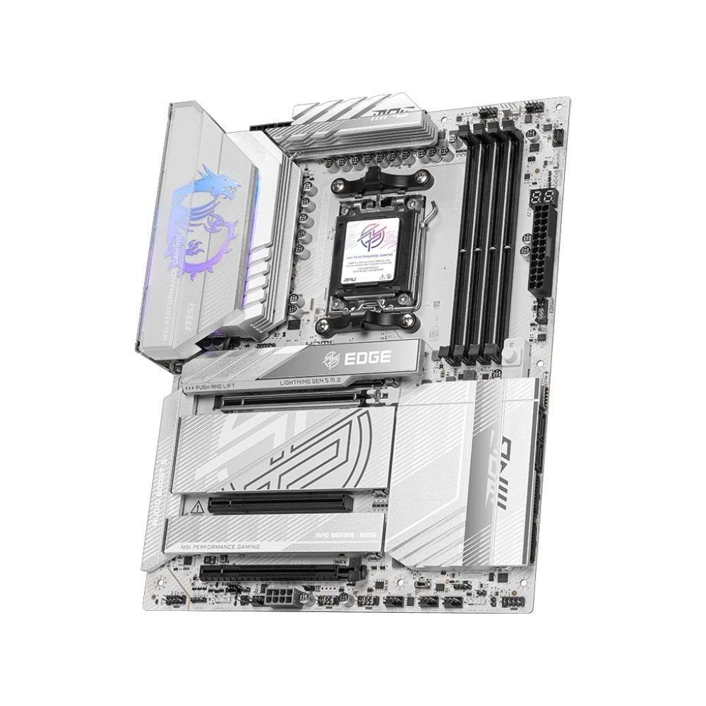 MSI MPG X870E EDGE TI WIFI AM5 DDR5 8400MHZ(OC) USB4 4x M.2 HDMI 5G LAN WIFI 7 RGB ATX