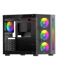 JAMES DONKEY STARK S800 4X ARGB BLACK Kasa 750W