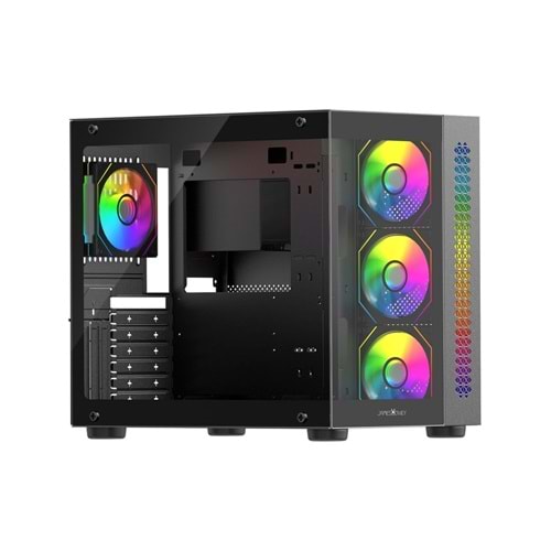 JAMES DONKEY STARK S800 4X ARGB BLACK Kasa 750W