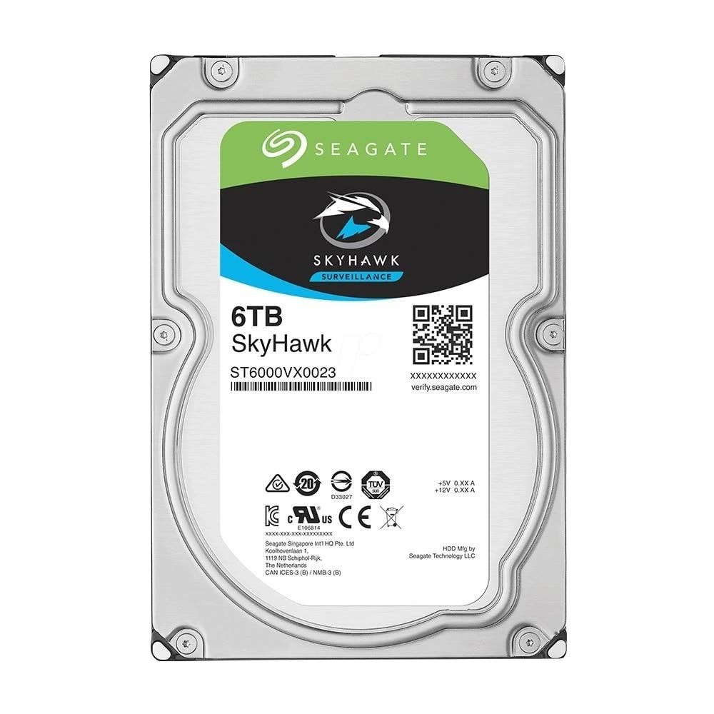 Seagate 6TB SKYHAWK 256MB 7/24 RV ST6000VX008