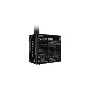 Gigabyte P650G 650W 80+ Gold 120mm Fan Siyah PSU