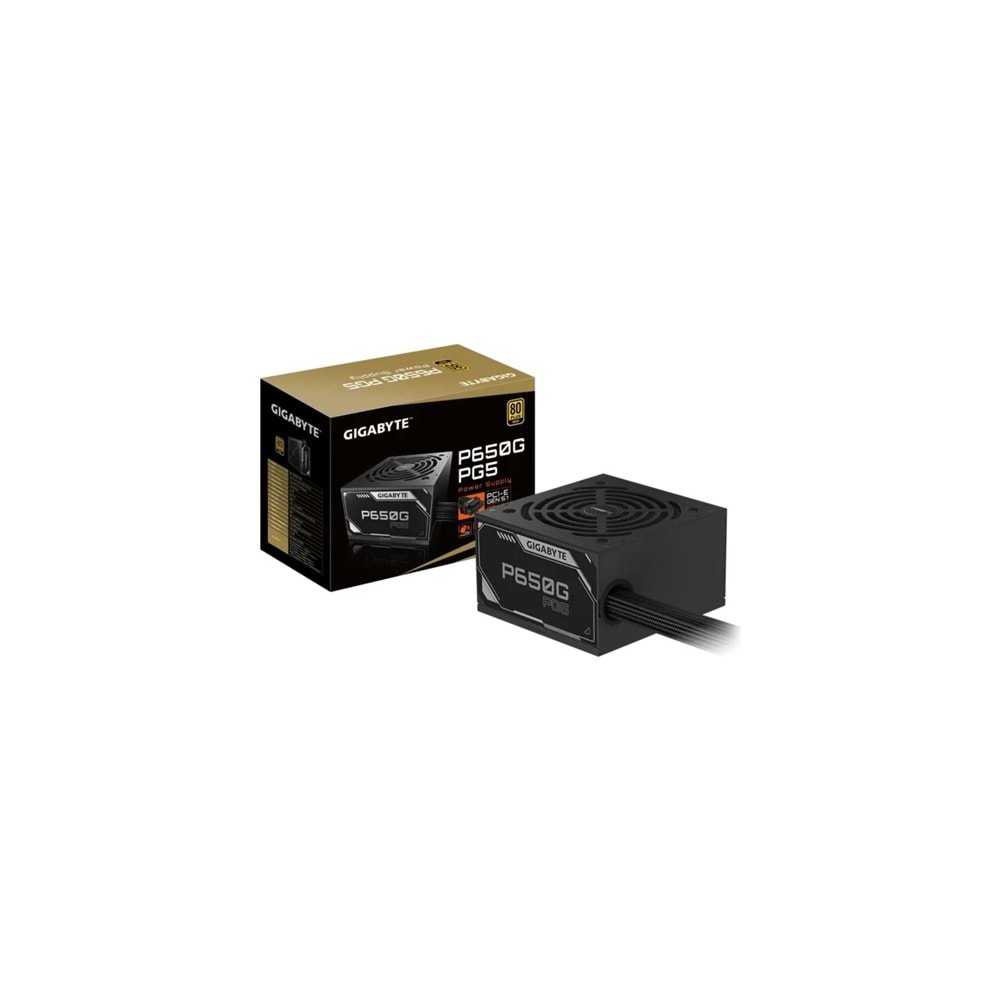Gigabyte P650G 650W 80+ Gold 120mm Fan Siyah PSU