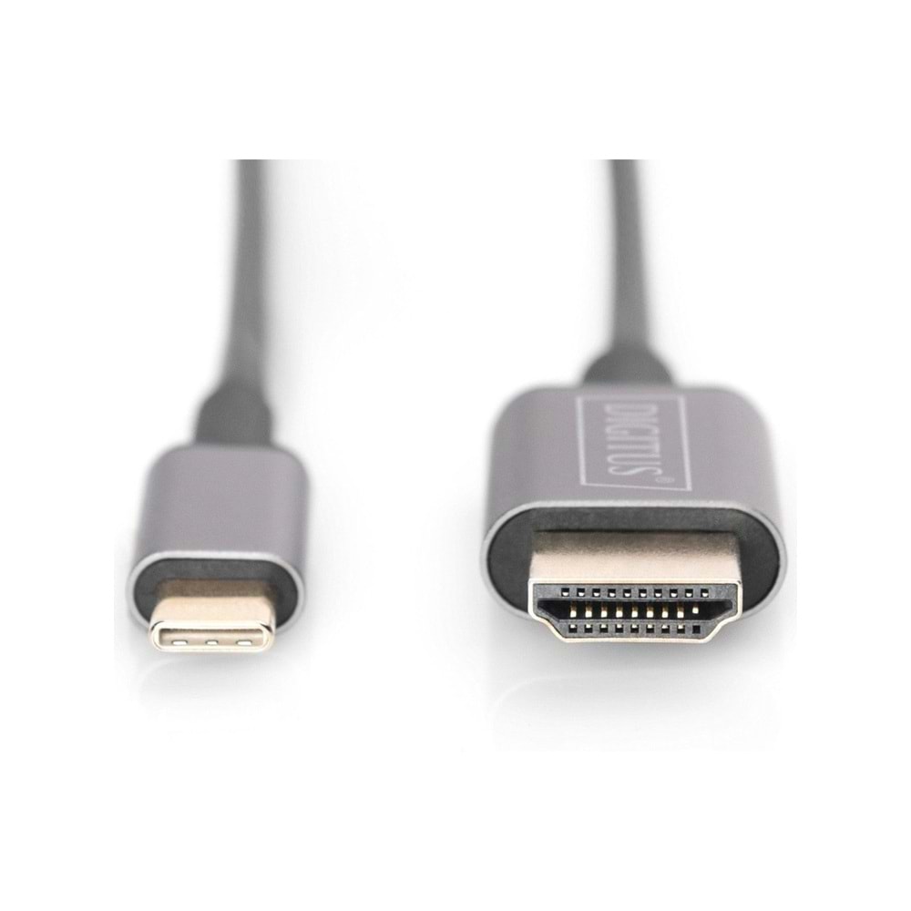 Digitus Type-C Erkek to HDMI Görüntü Adaptör Kablo