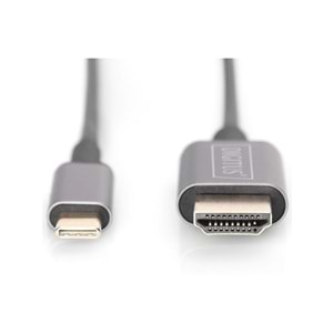 Digitus Type-C Erkek to HDMI Görüntü Adaptör Kablo