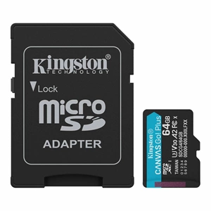 Kingston 64GB mSDXC CanvasGo+ 200MB SDCG4/64GB