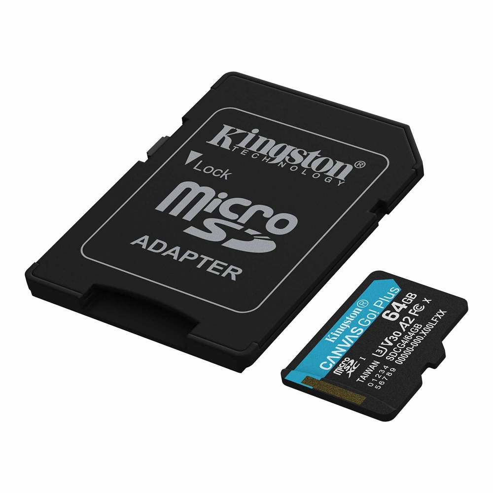 Kingston 64GB mSDXC CanvasGo+ 200MB SDCG4/64GB