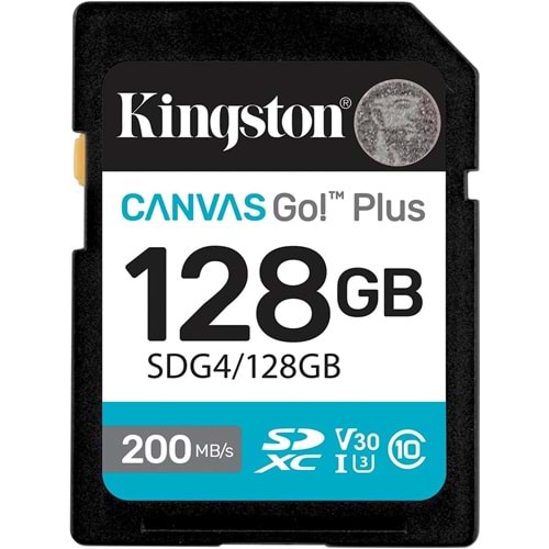 Kingston 128GB mSDXC CanvasGo+ 200MB SDCG4/128GB