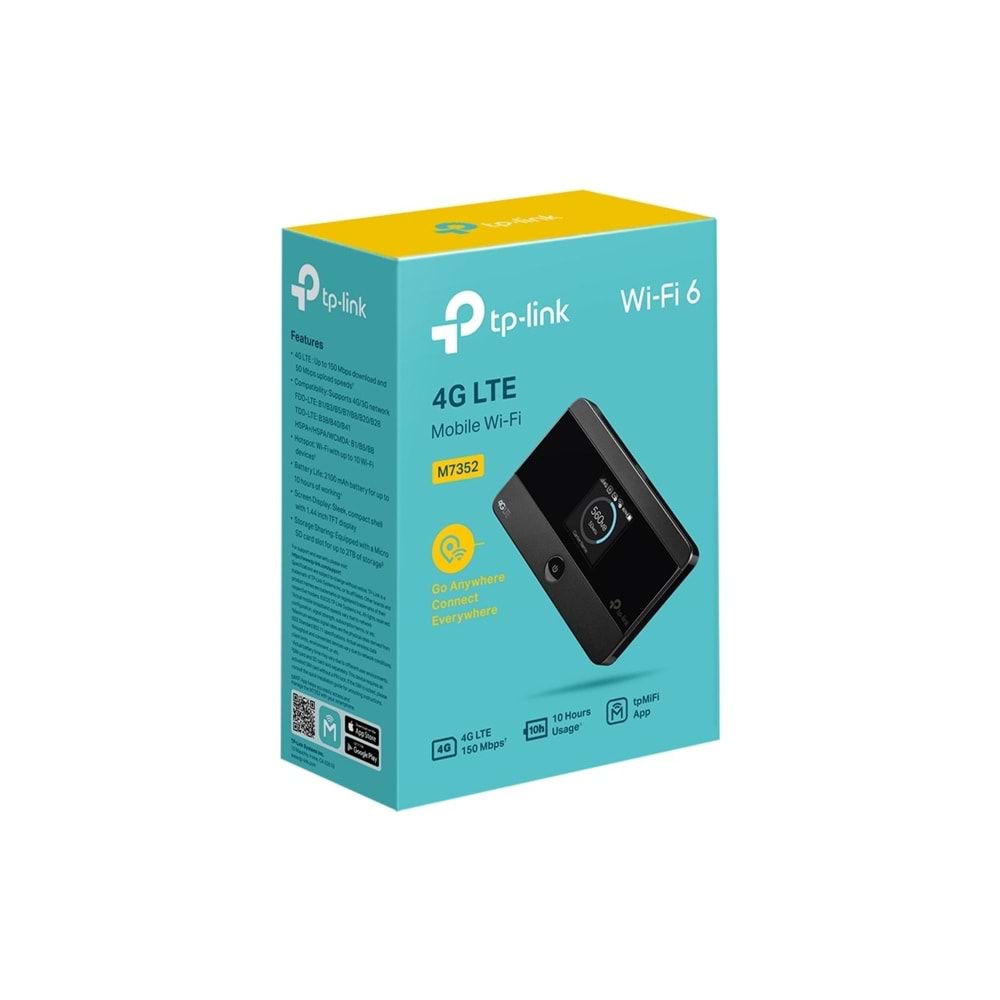Tp-Link M7352 LTE (3G-4G) Taşınabilir Router