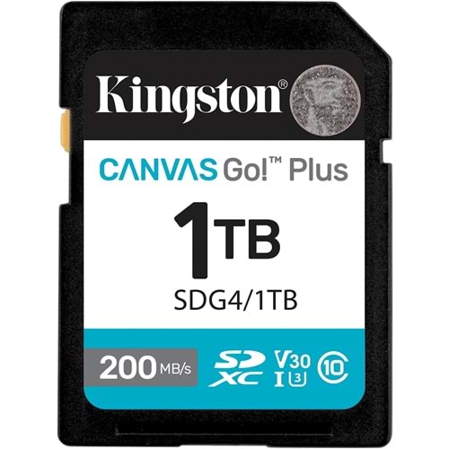Kingston 1TB SDXC Gen4 200MB/s SDG4/1TB