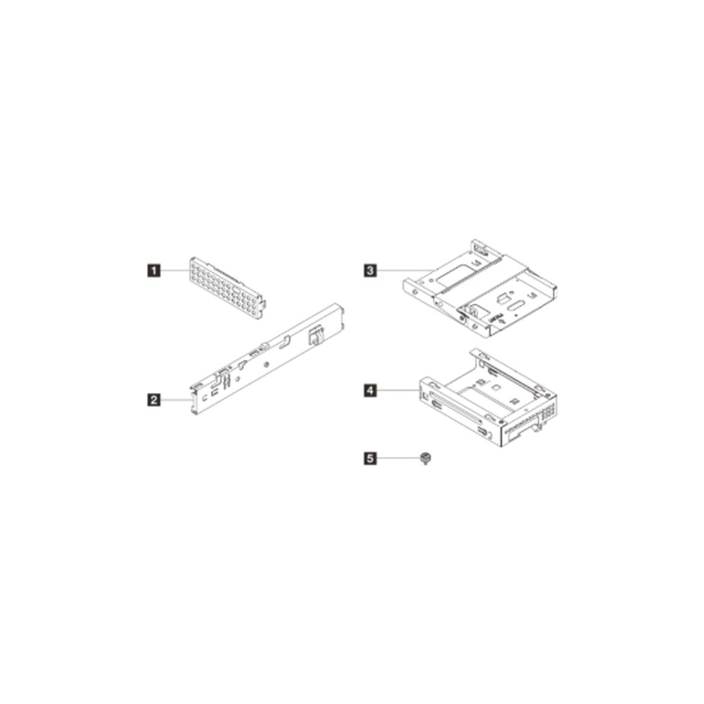 Lenovo ST45 V3 1x3.5 HDD + ODD Cage Kit (4XF7A96626)