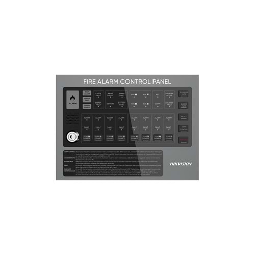 Hikvision HF-C108 8 Zone EN54 Konvansiyonel Yangın Alarm Paneli