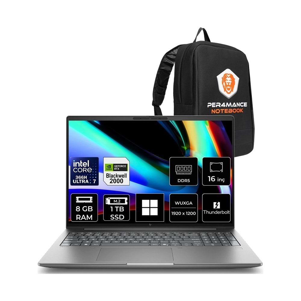 HP ZBook X G2i Ultra 7 366H-16