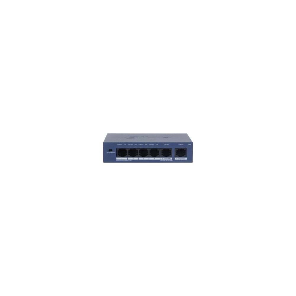 Dahua 5Port 10/100Mbps PoE 60W (S3006-4ET-60)