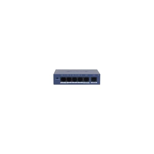 Dahua 5Port 10/100Mbps PoE 60W (S3006-4ET-60)