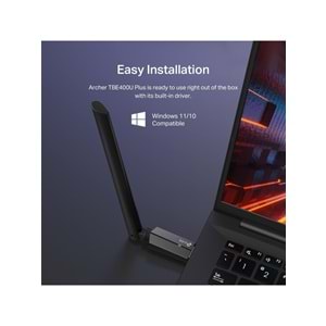 Tp-Link Archer TBE400U Plus BE6500 Tri-Band Wi-Fi 7 USB Adaptör