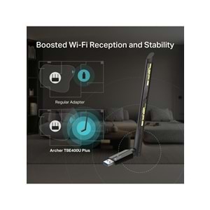 Tp-Link Archer TBE400U Plus BE6500 Tri-Band Wi-Fi 7 USB Adaptör