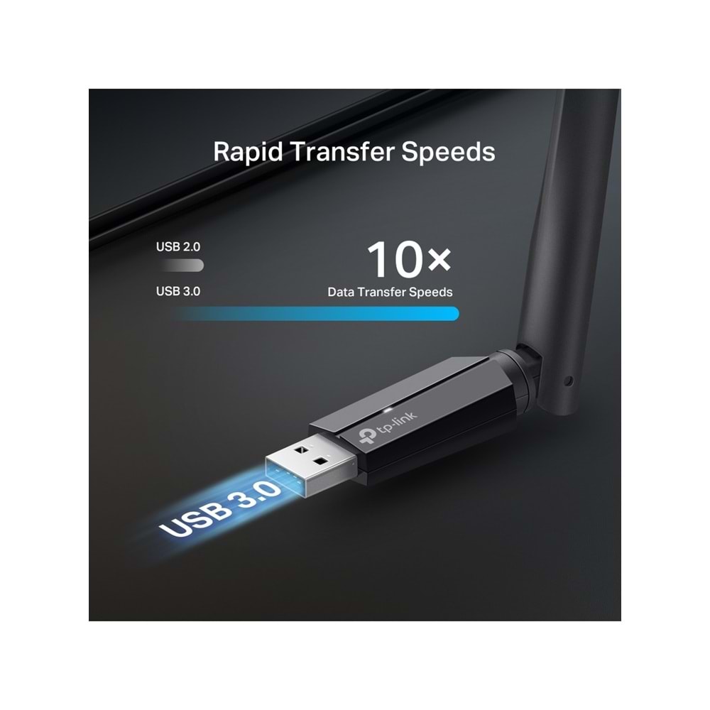 Tp-Link Archer TBE400U Plus BE6500 Tri-Band Wi-Fi 7 USB Adaptör