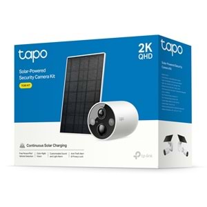Tp-Link Tapo TC85 KIT 2K QHD Yapay Z Wi-Fi Güneş Enerjili Güvenlik Kamerası Kiti