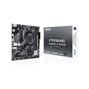 Asus PRIME A520M-K ARGB AMD A520 DDR4 5100 M2 HDMI/DP PCI 3.0 AM4 Anaka