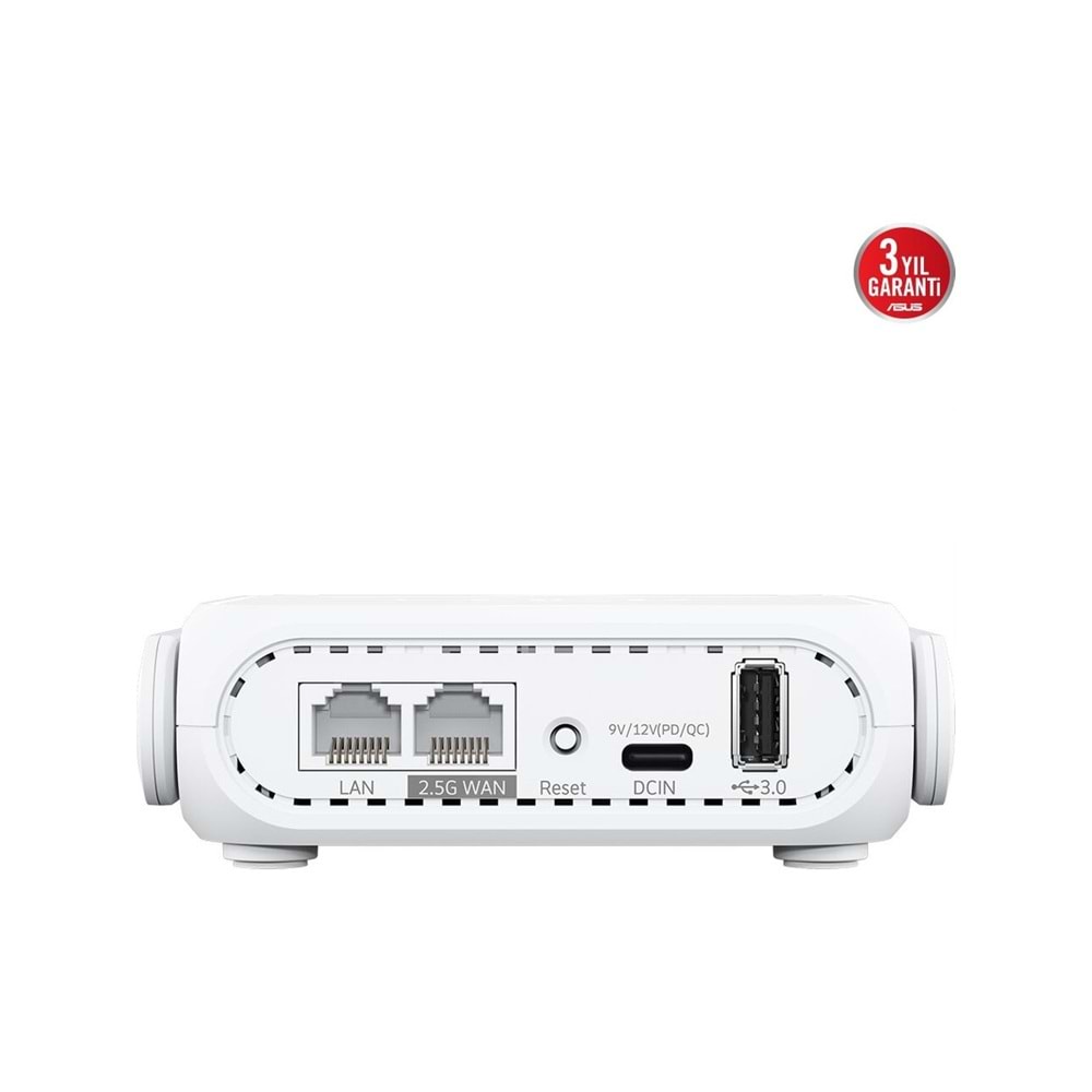 Asus RT-BE58 GO BE3600 Dual-Band 4G&5G Ağ Paylaşım Wi-Fi 7 Taşınabilir Router