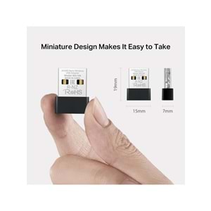Tp-Link Mercusys MA14N AX300 Nano 287Mbps Wi-Fi USB Adaptör