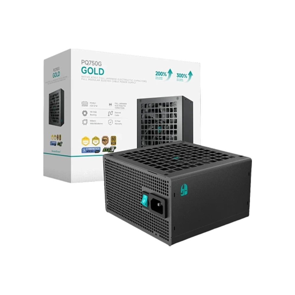 DeepCool 750W 80+ Gold Power Supply (PQ750G)