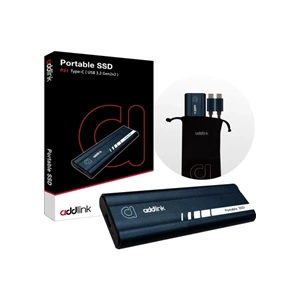 ADDLINK AD1TBP21B2K 1TB Portable SSD With TC to TC cable R:2000 W:1950