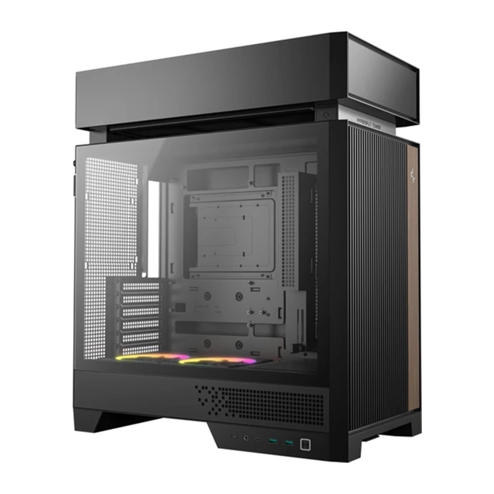 DEEPCOOL CL6600 ATX 360mm Sıvı Soğutuculu Akvaryum Siyah Bilgisayar Kasası