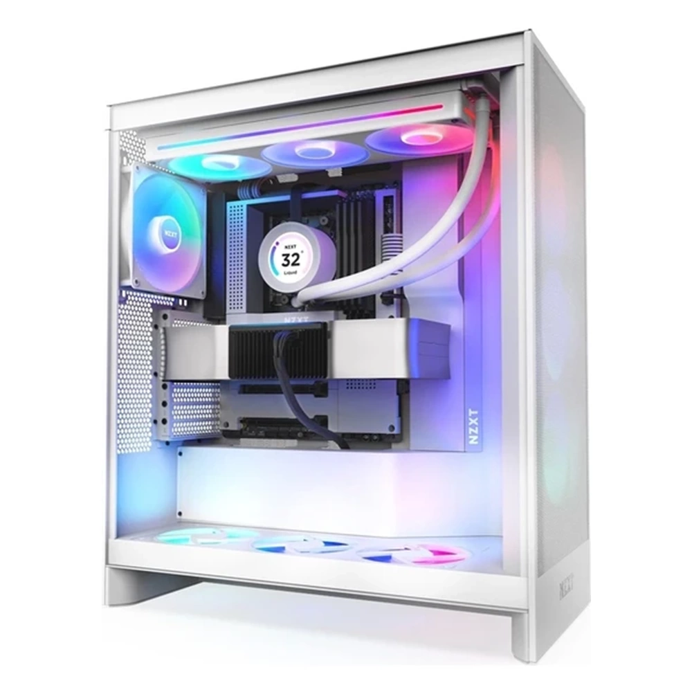 NZXT CM-H72FW-R1 H7 Flow 2024 ATX Kasa Beyaz RGB