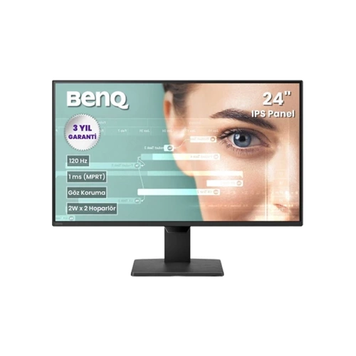 Benq GW2490P 23.8 IPS FullHD 1ms MPRT 120Hz HDMI DP %99 sRGB 2W Eye Care Monitör