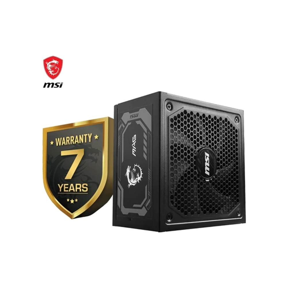 MSI MAG A1000GL PCIE5 WHITE 1000W 80+ GOLD POWER SUPPLY