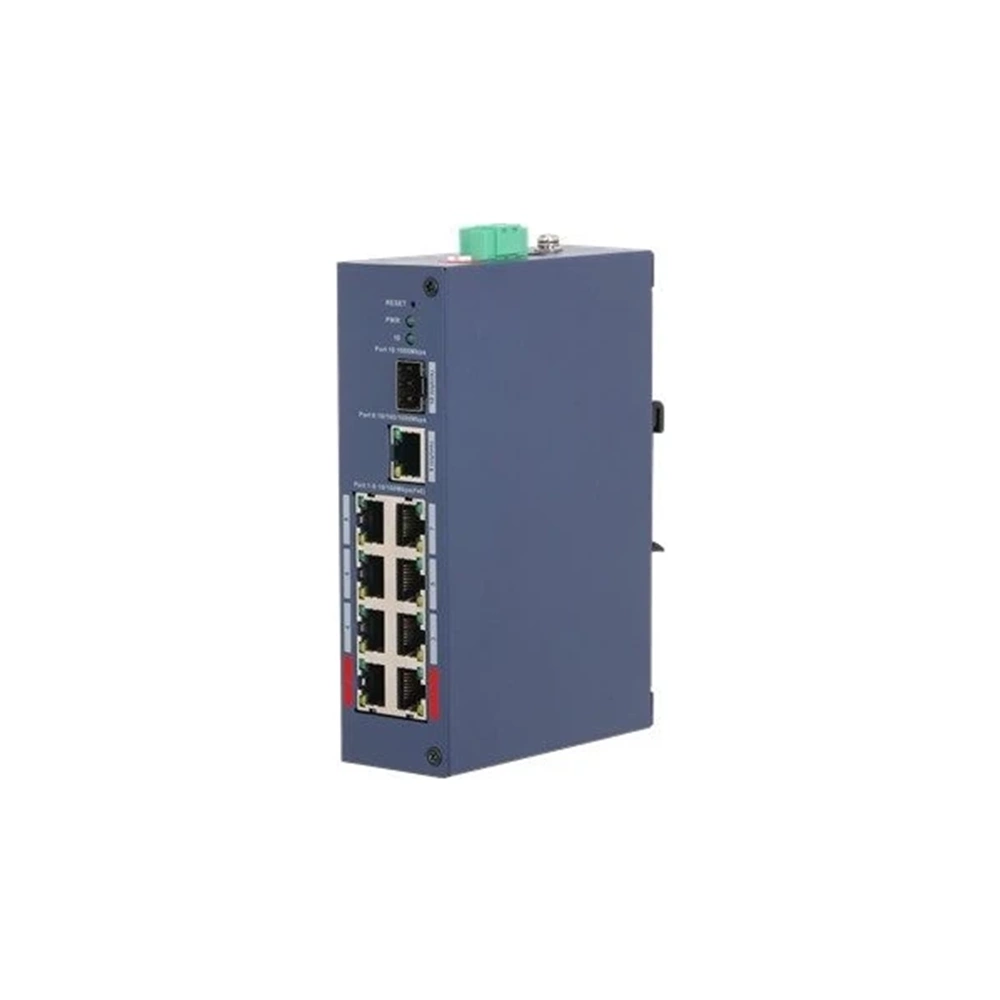 DAHUA CHS4110-8ET-110 8 PORT 10/100+1XGB RJ45/1XGB SFP UPLINK 110W POE CLOUD YÖNETİLEBİLİR ENDÜSTRİYEL SWITCH